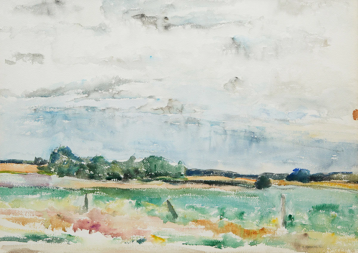 Dorothy Elsie Knowles, Prairie Grass, watercolour on paper, 1972