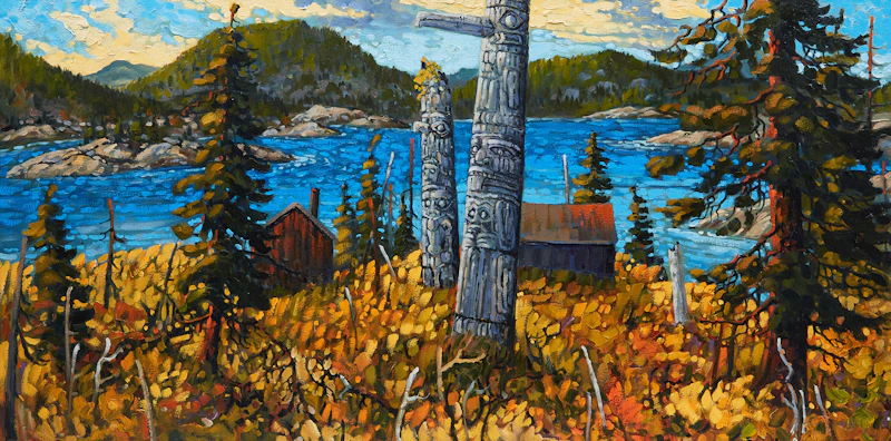 Hidden Water, Haida Gwaii by Rod Charlesworth
