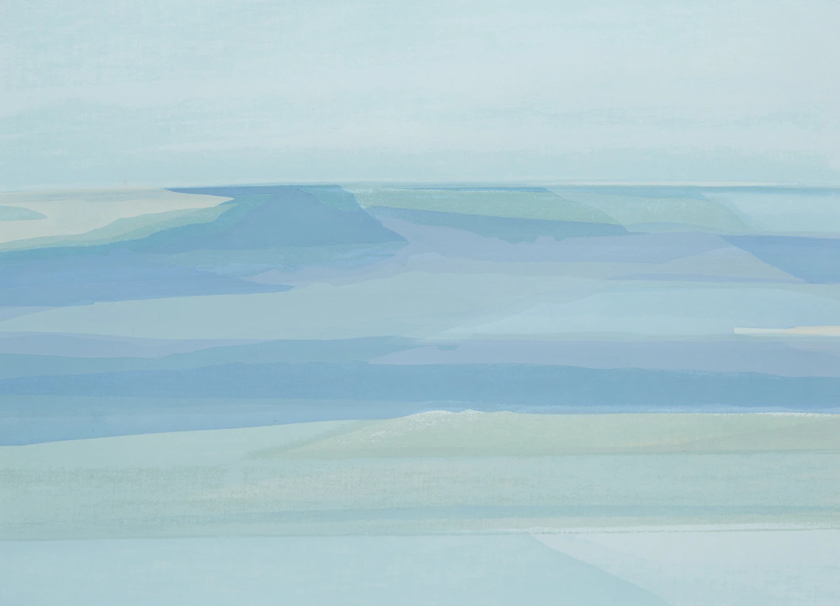 Gordon Appelbe Smith, Sandspit III, coloured serigraph