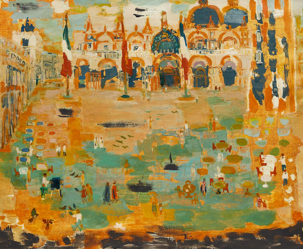 Marthe Rakine, Venice, oil on canvas
