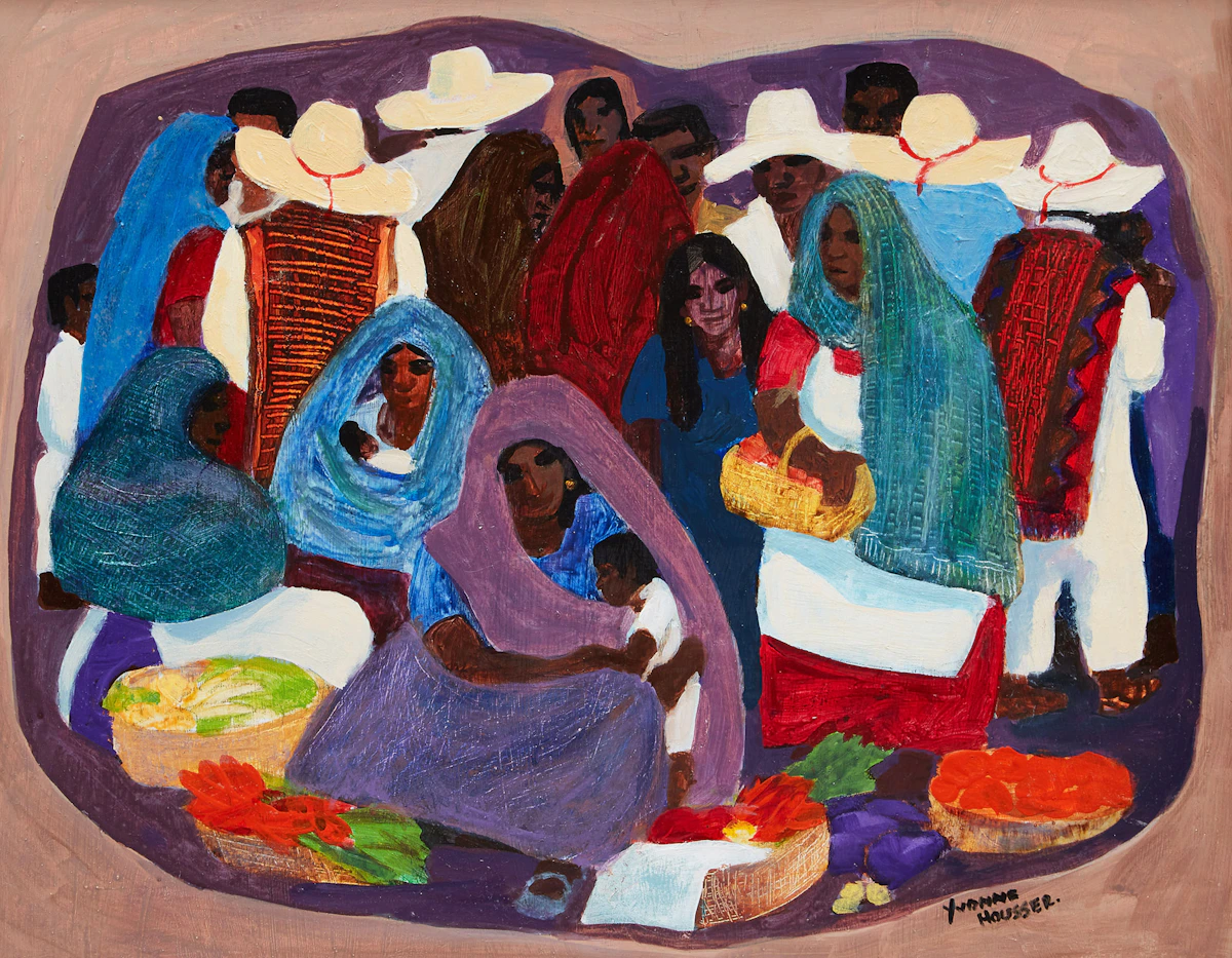 Yvonne McKague Housser, In the Zocola, Mexico, oil on masonite