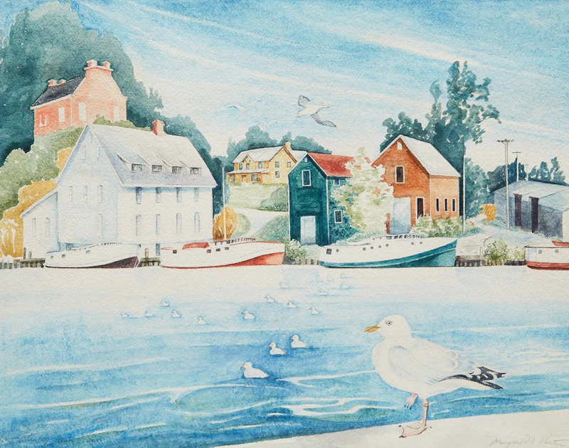 Port Stanley, 1976 by Margaret M. Porter