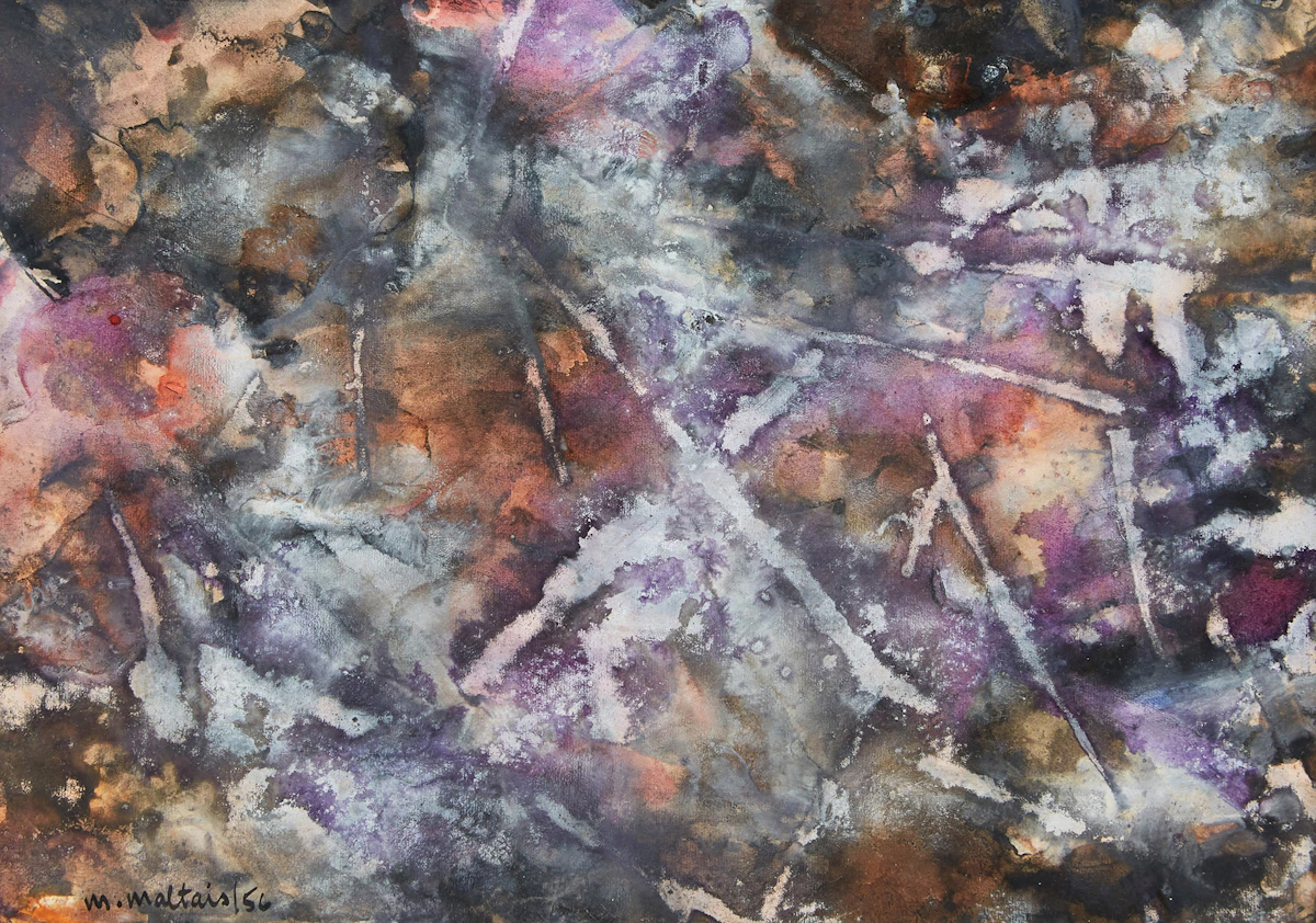 Marcella Maltais, Mal délicieux , mixed media, 1956