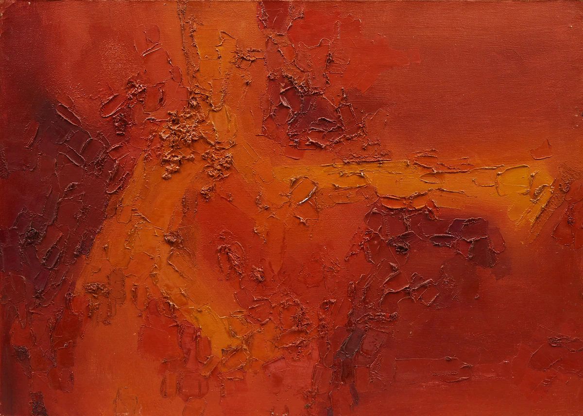 Lillian Sarafinchan, #11/62, oil on canvas, 1962