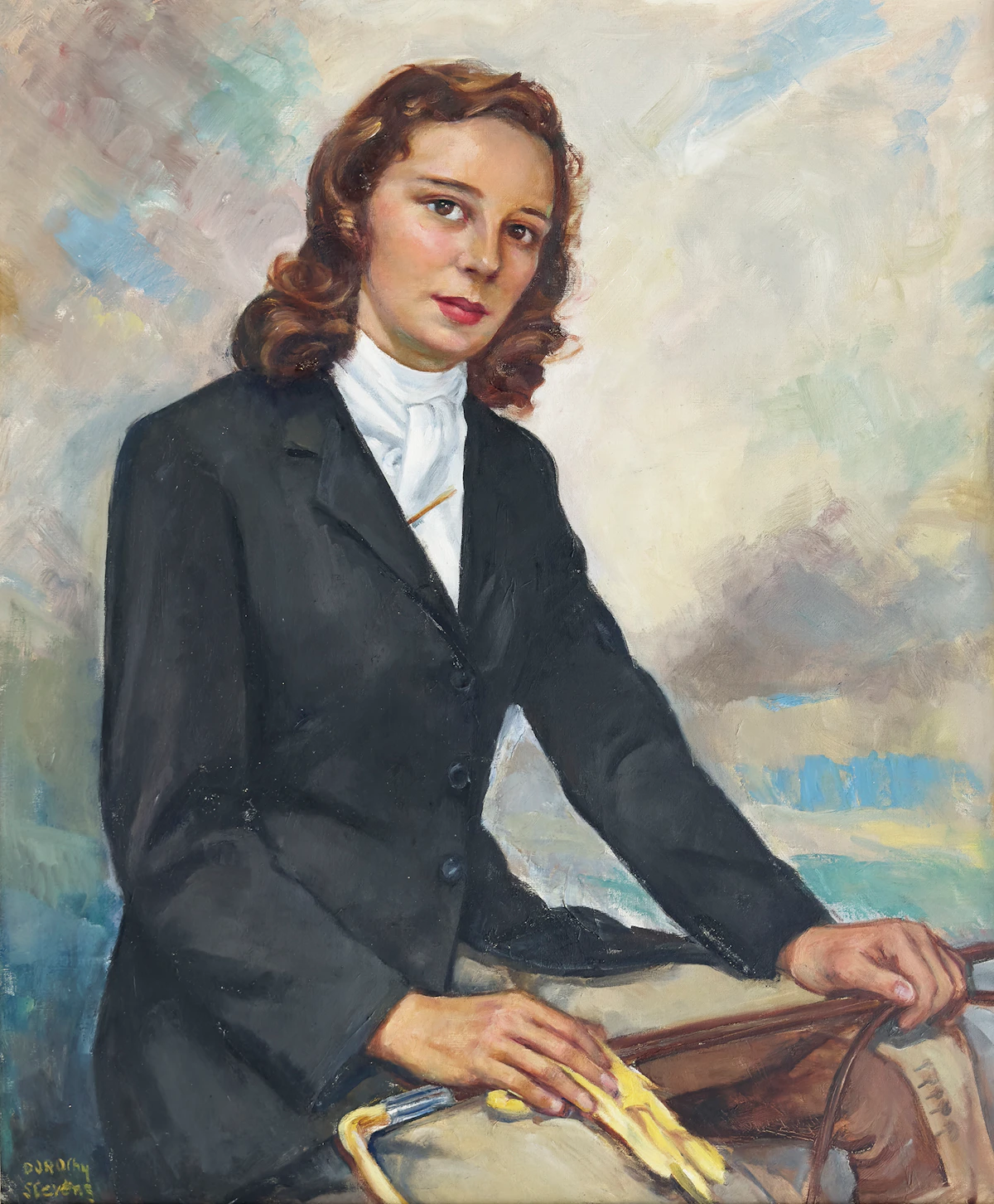 Dorothy Stevens, Portrait of a Lady, oil on canvas