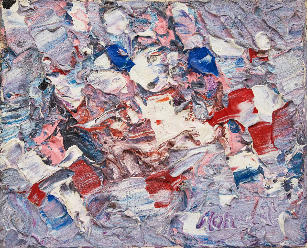 William Ronald, Untitled , mixed media on canvas, 1981