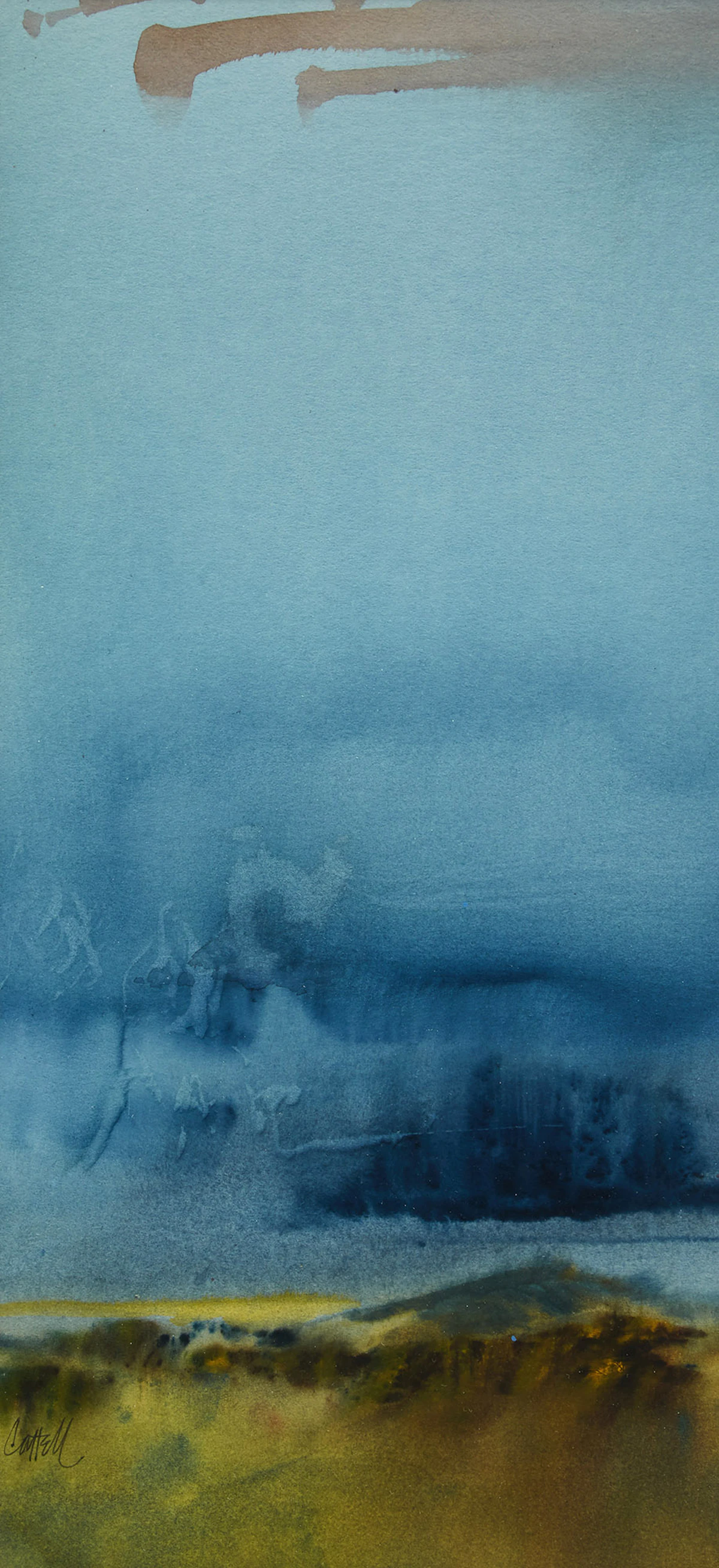 Raymond Victor Cattell, Untitled Abstraction , watercolour