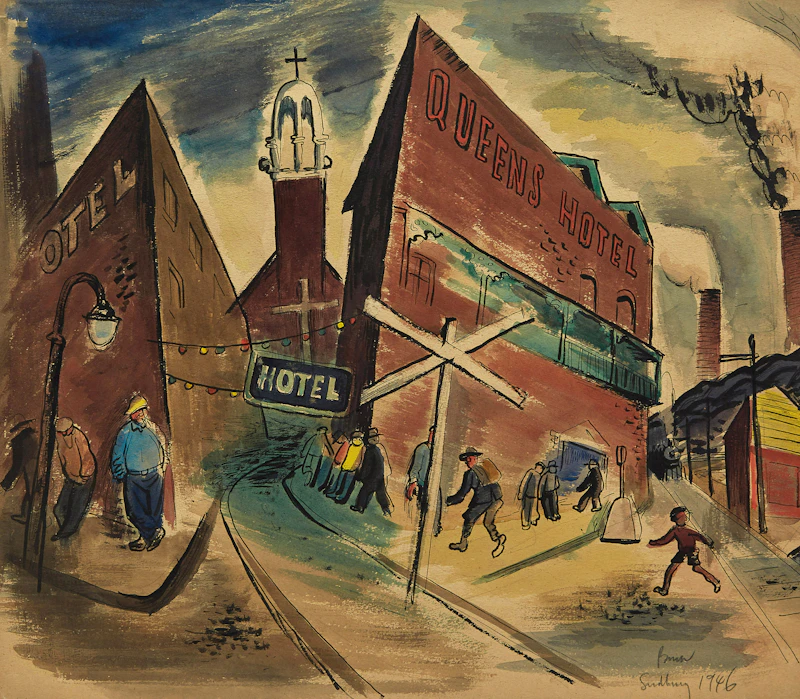 Jack Hamilton Bush, Sudbury, watercolour