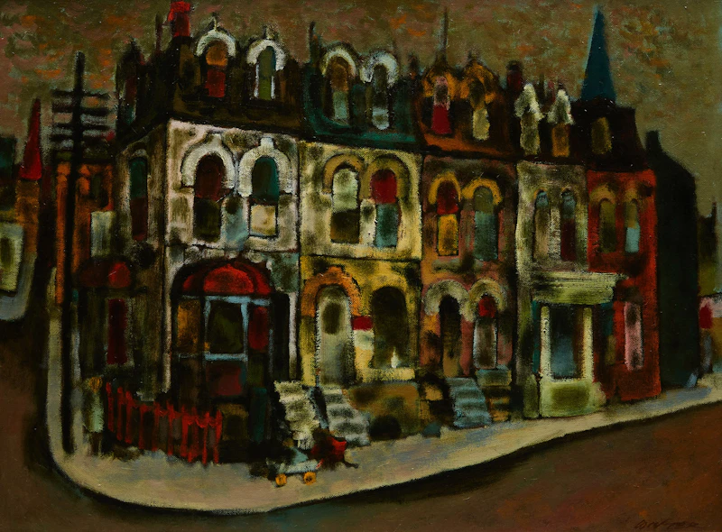 Painted Ladies, Toronto  by William Arthur Winter