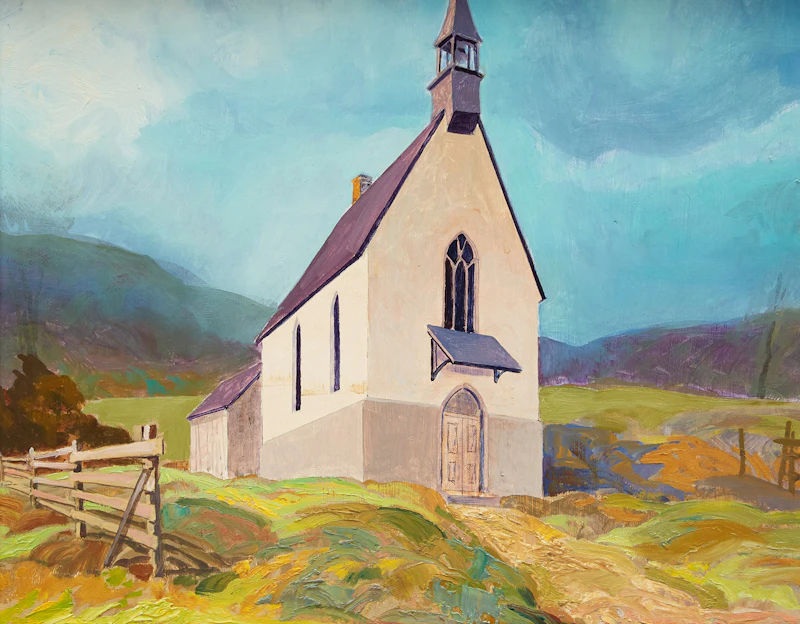 Church by Joachim George Gauthier