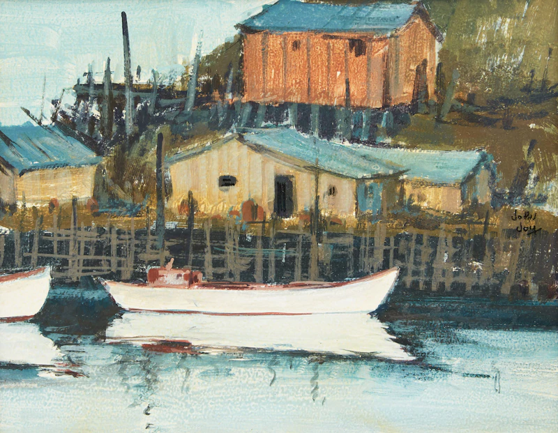 John Joy, Petty Harbour, Nfld., oil on board