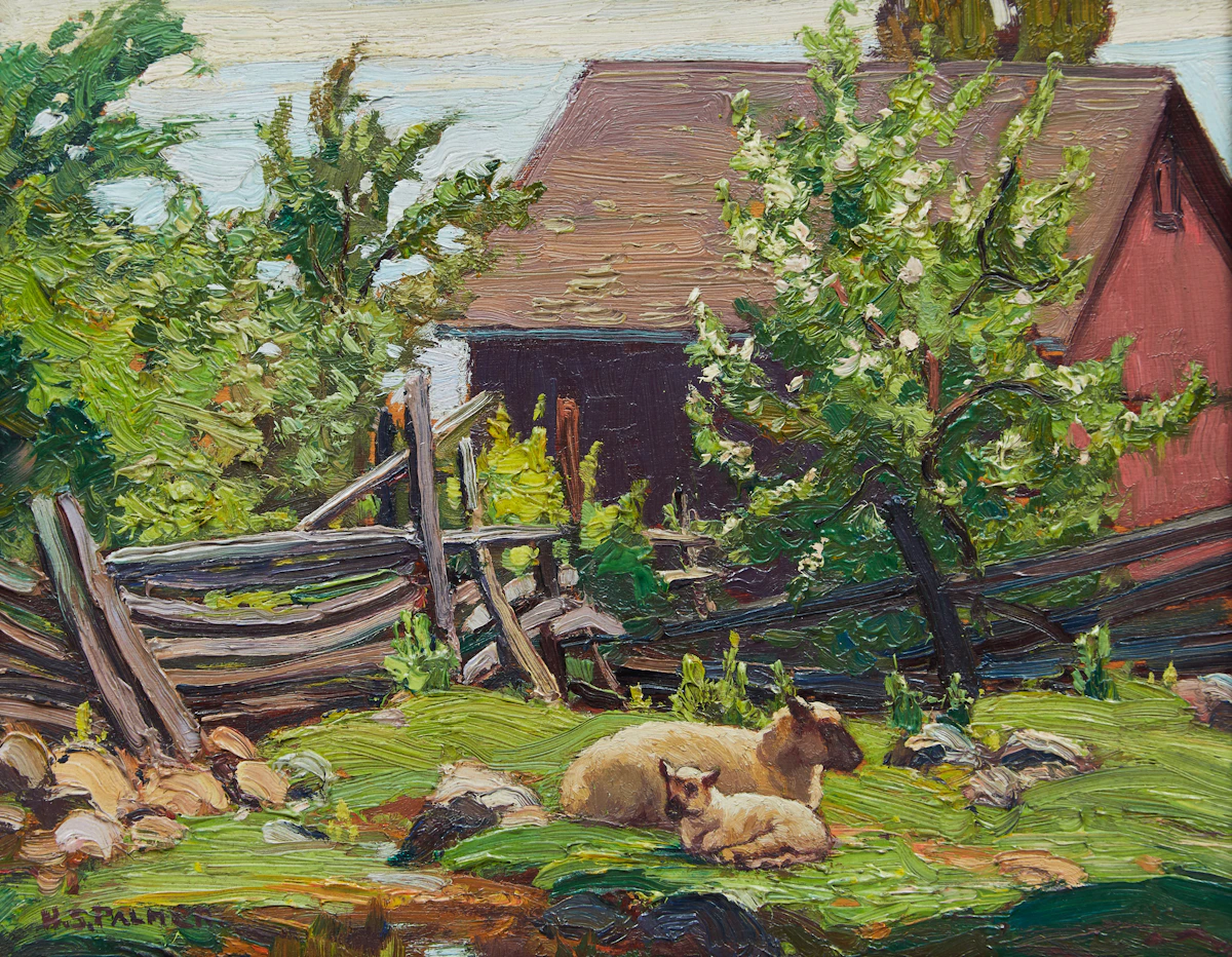 Herbert Sidney Palmer, Spring Morning, oil on board