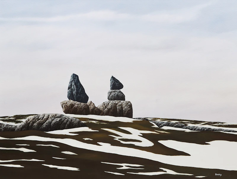 Two Sentinels by Ken Kirkby