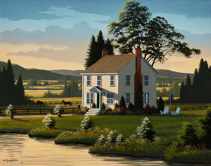 Summer Evening by William J. Saunders
