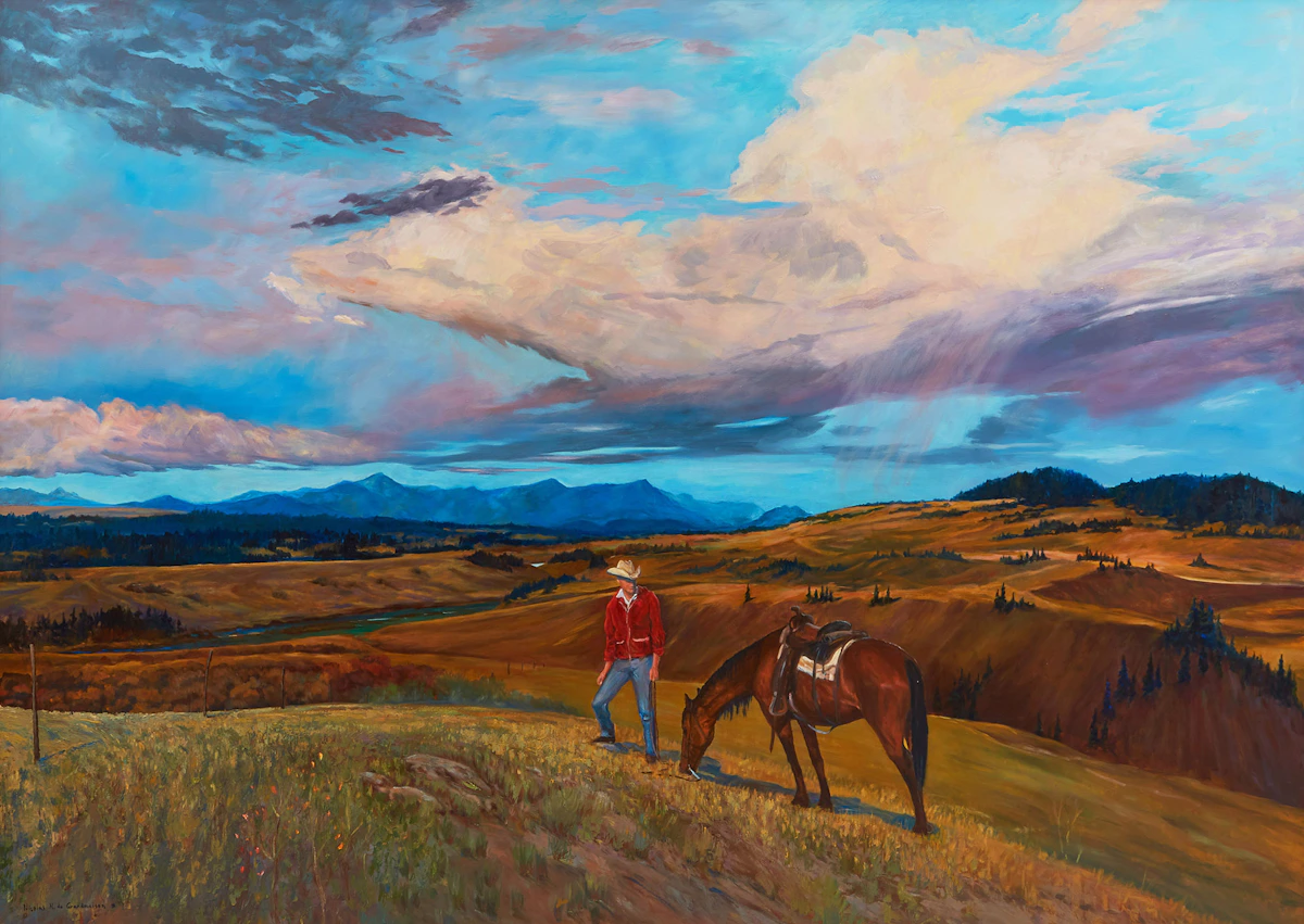 Nicolas N. (Jr.) de Grandmaison, Nearly Home, oil on canvas