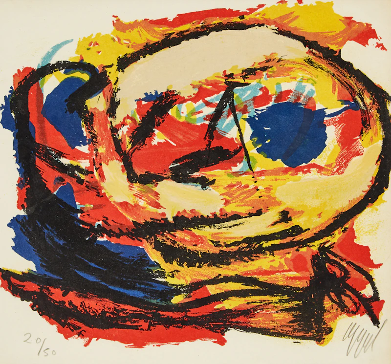 Untitled (Abstract) by Karel Appel