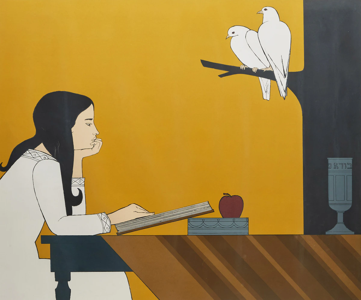 Will Barnet, Introspection, serigraph in colours
