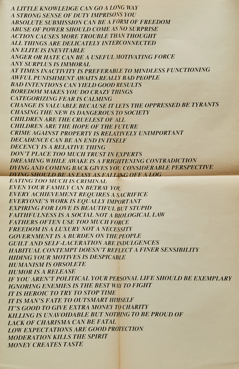 A Little Knowledge Can Go A Long Way... and Murder Has Its Sexual Side... (Truisms Toronto) by Jenny Holzer