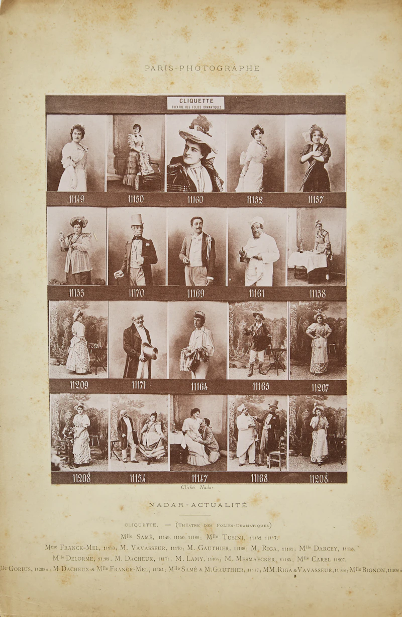 Nadar-actualité (Cliquette Theatre Des Folies Dramatiques) by Paul Nadar