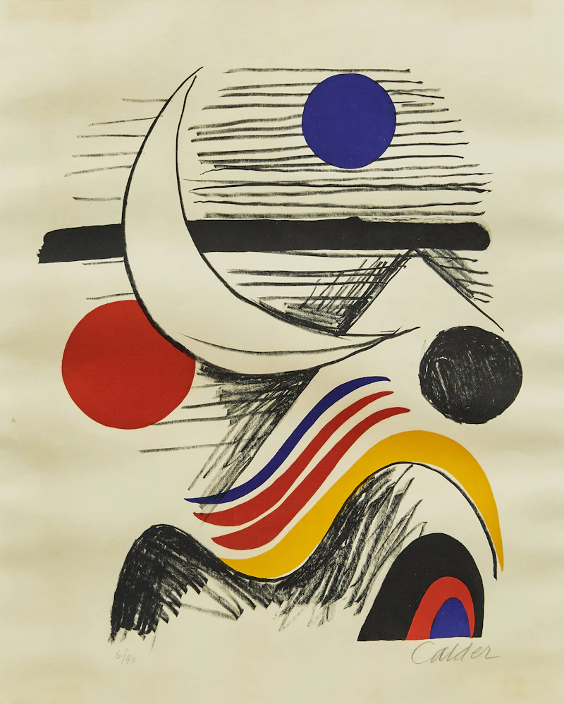 La lune et la montagne by Alexander Calder