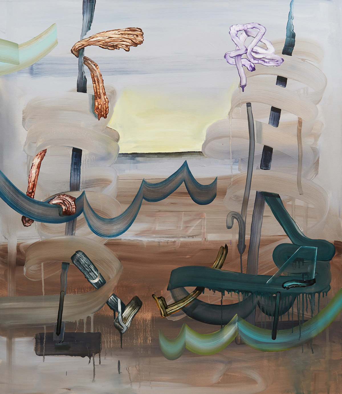 Scott Everingham, Love Songs and Sleep Walking, oil on canvas, 2010
