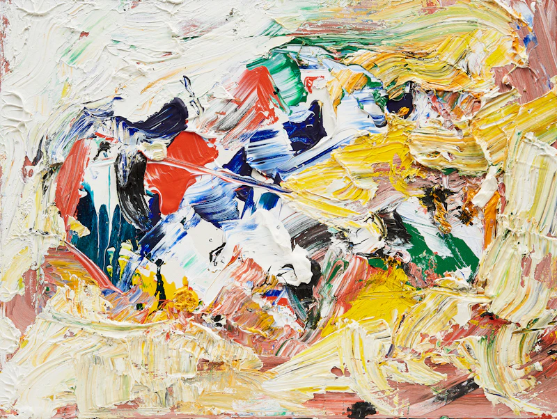 William Ronald, Untitled Abstract, oil on canvas
