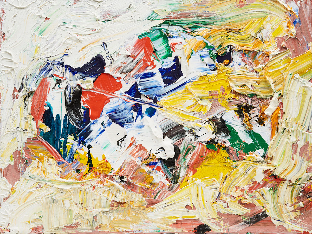 William Ronald, Untitled Abstract, oil on canvas, 1992