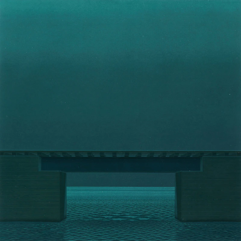 Night Trestle  by Christopher Pratt