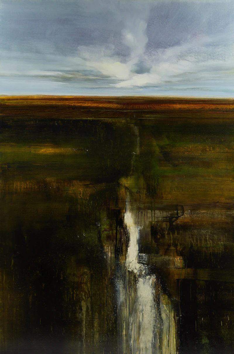 Stream Through a Field (Smith Township)  by James Lahey
