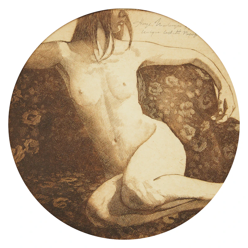 Untitled (Nude); Untitled (Typewriter) by Hugh Seaforth Mackenzie