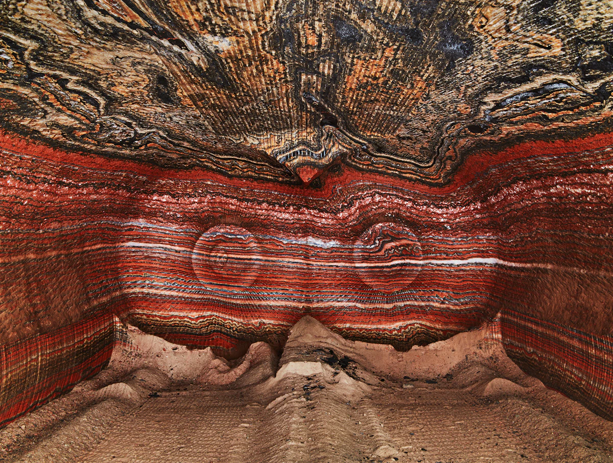 Edward Burtynsky, Uralkali Potash Mine #8, Berezniki, Russia 2017, digital print, 2018