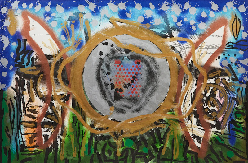 Au-de-ça by Jean Paul Riopelle