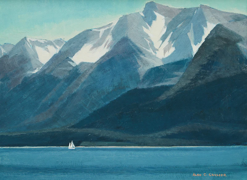 Alan Caswell Collier, Resurrection Bay, Alaska (South of Seward), oil on board