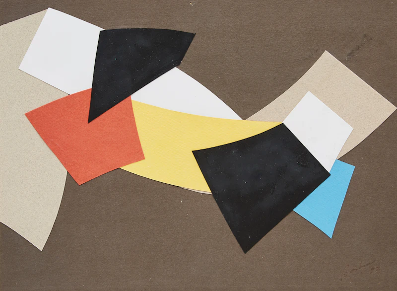 Christian Marcel Barbeau, Sans titre, collage on paper
