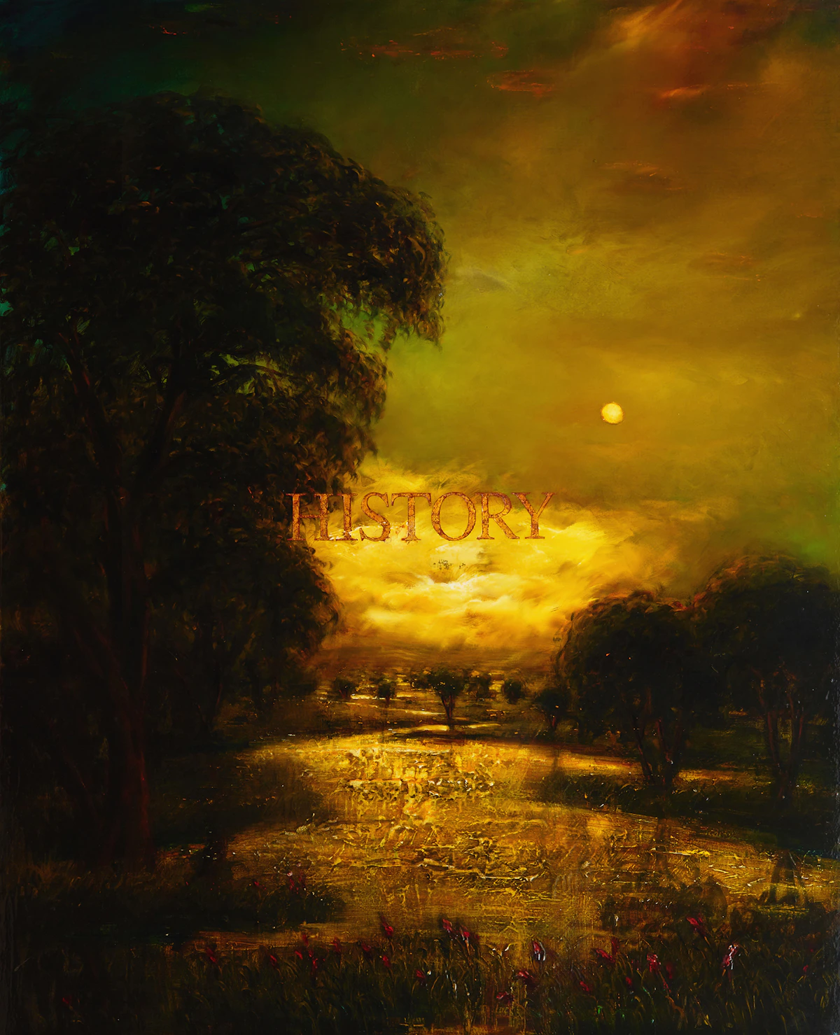 David Bierk, Eulogy for a Planet, After History, oil on canvas, 2000
