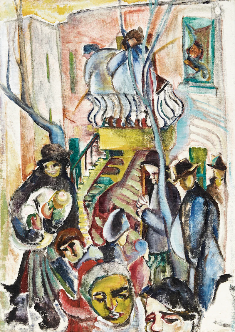 Women in Greenwich Village, N.Y.C., 1940 by Pegi Nicol MacLeod