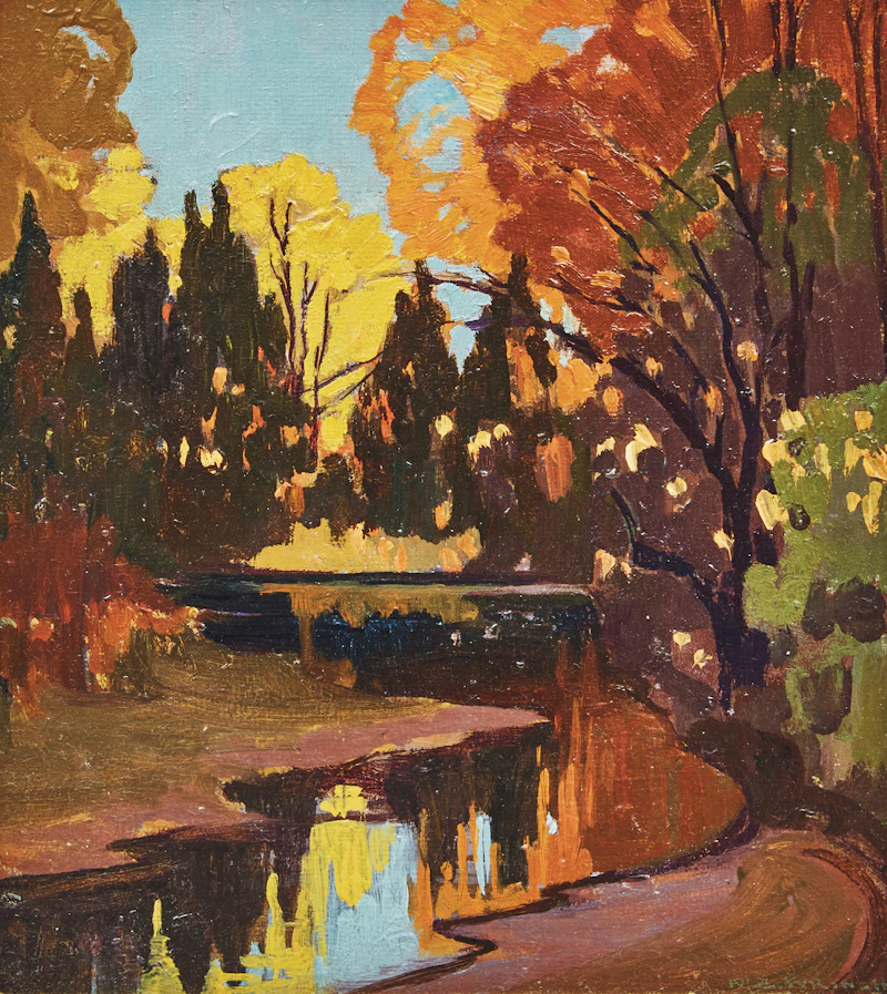 Falling Leaves by Mary Evelyn Wrinch