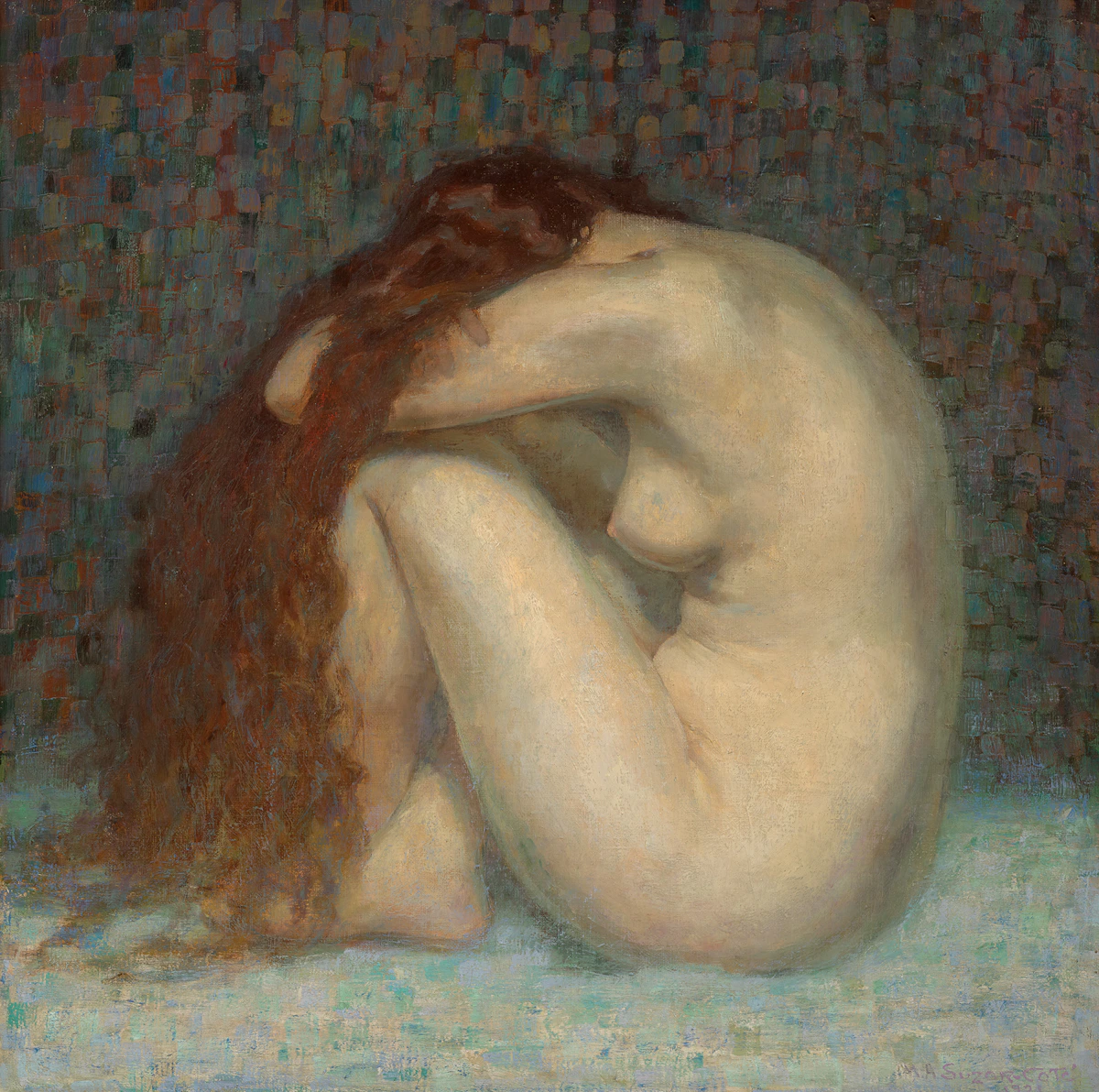Marc-Aurèle de Foy Suzor-Coté, Magdalena (Méditation), 1921, oil on canvas