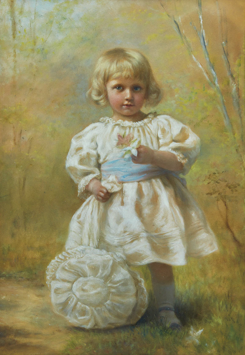 Portrait of Carol by Charlotte Mount Brock Schreiber