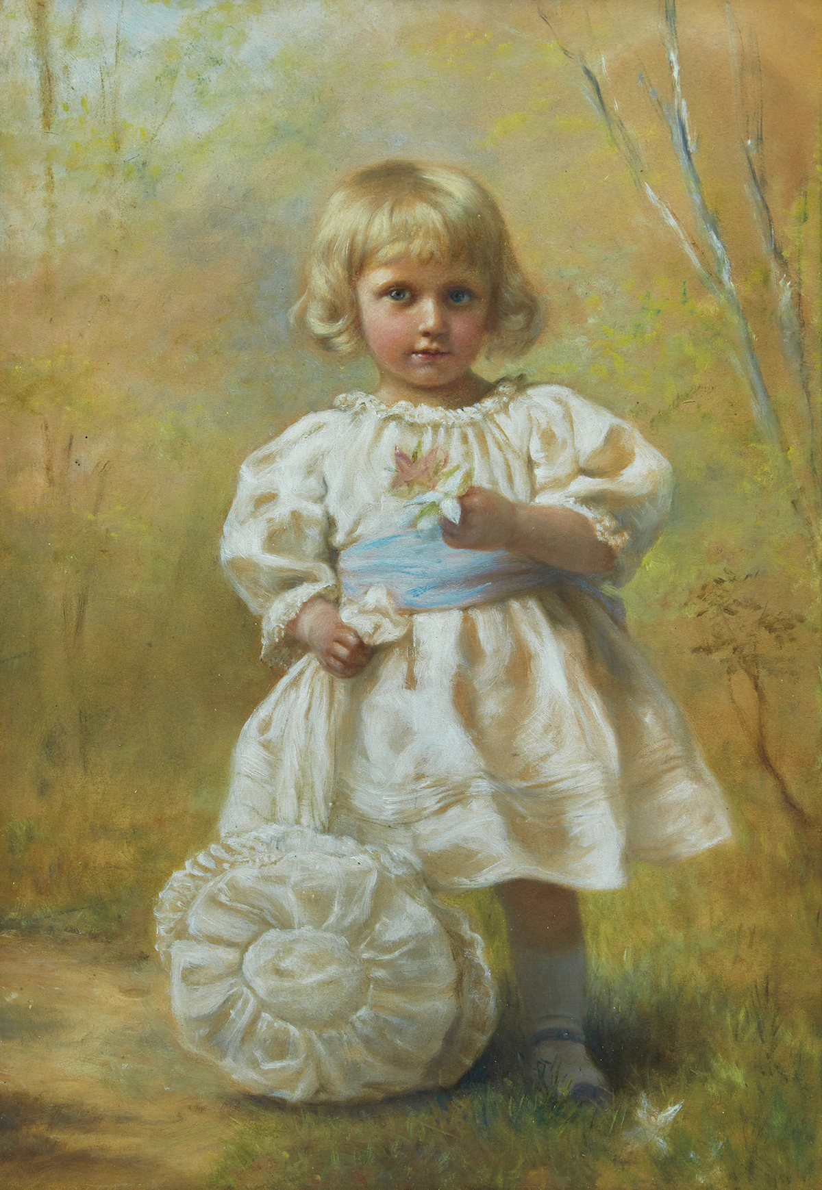 Charlotte Mount Brock Schreiber, Portrait of Carol, pastel, circa 1885