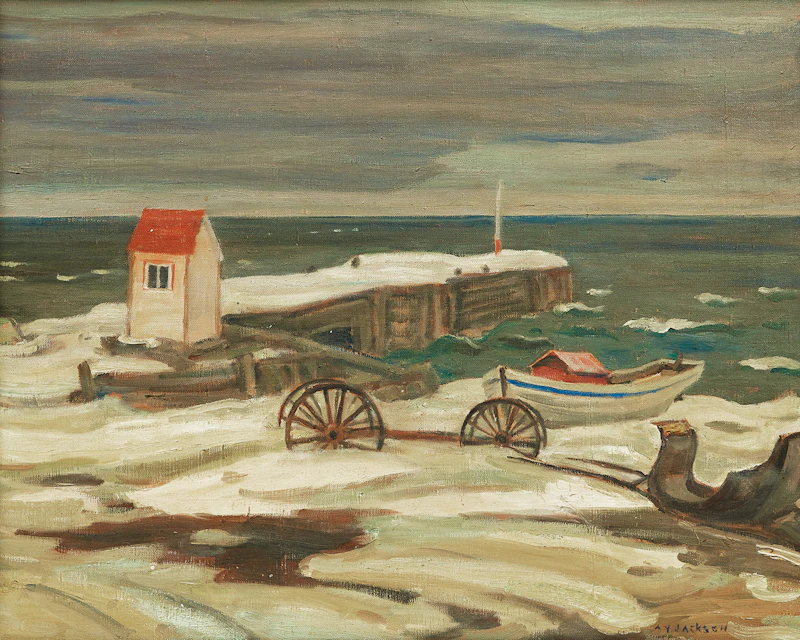 Alexander Young Jackson, Gaspé Shoreline , oil on canvas