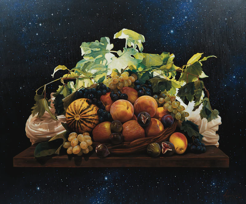 Flowers in Space by Angelos Panayiotou