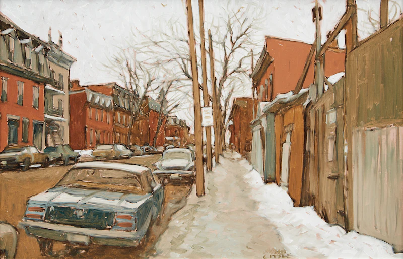 John Little, Rue Plessis next to Metro Metal Looking South to Logan , no-medium