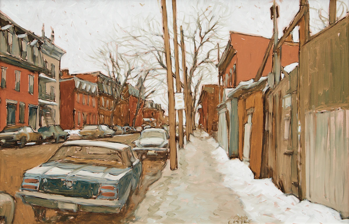 John Little, Rue Plessis next to Metro Metal Looking South to Logan , no-medium, 2011