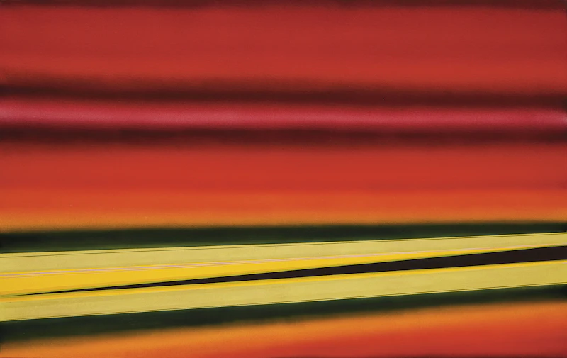 Rita Letendre, Untitled, acrylic on canvas