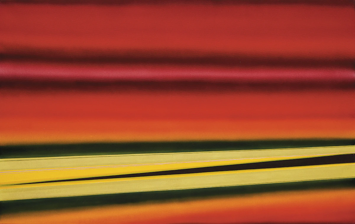 Rita Letendre, Untitled, acrylic on canvas