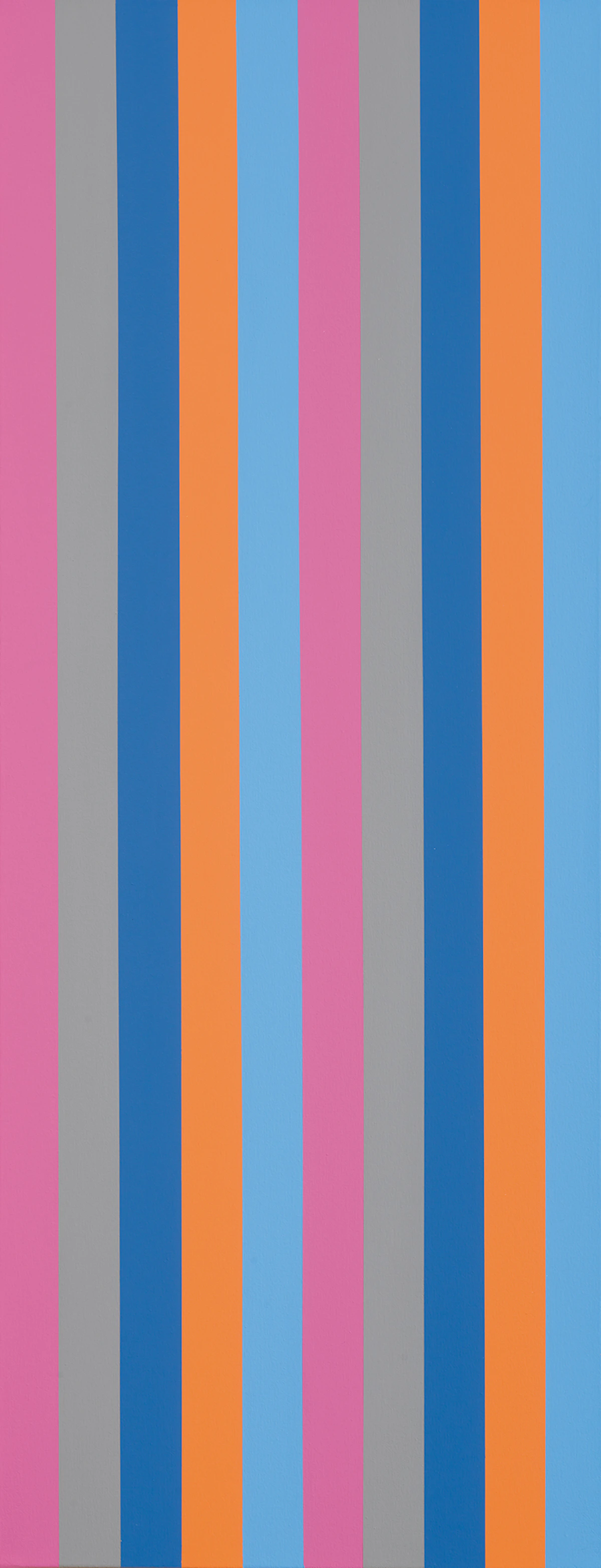 Guido Molinari, Bi-sériel rose, 1968, acrylic on canvas