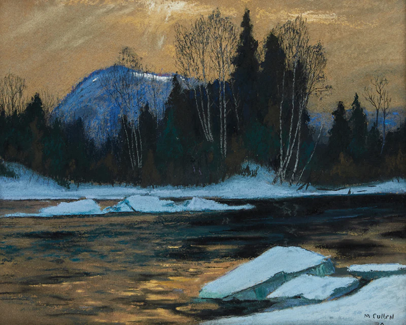 North River, Laurentians, 1928  by Maurice Galbraith Cullen