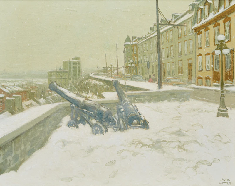 Les Remparts, Québec by John Little