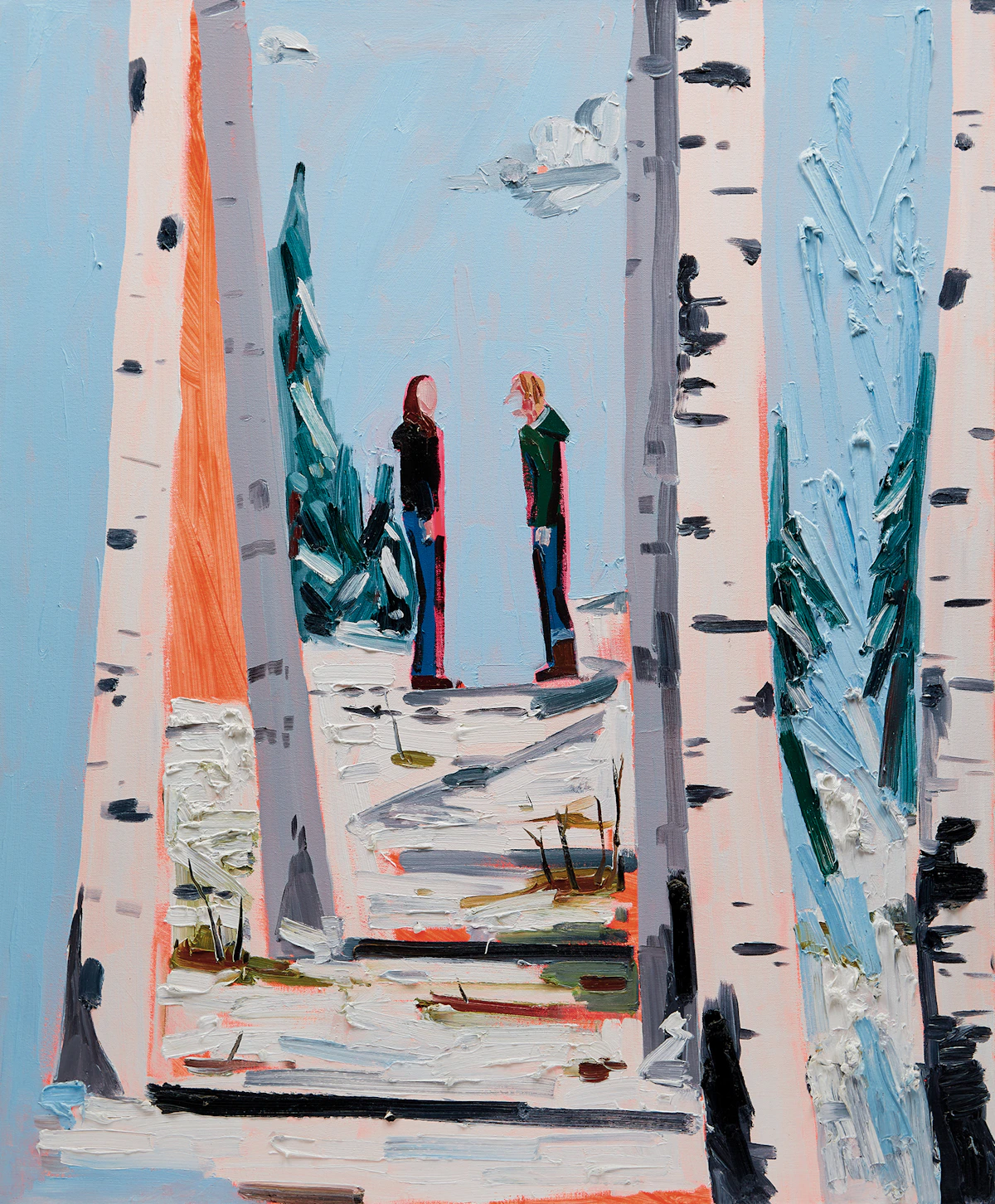 Kim Dorland, Hoarfrost #2, oil and acrylic on canvas, 2006